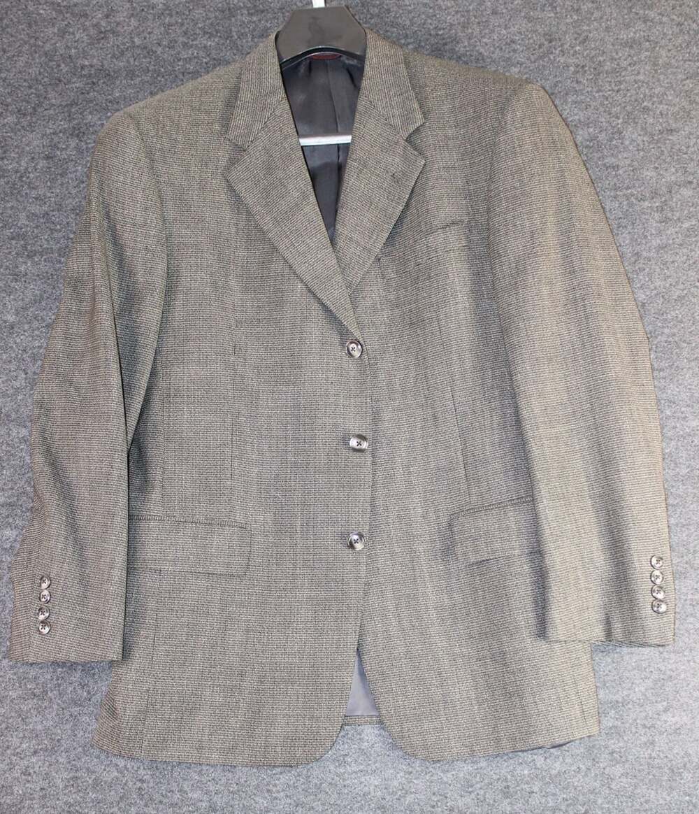 39 Regular Hart Schaffner & Marx Joslins Mens Vintage 3-Button Wool Sport Coat B